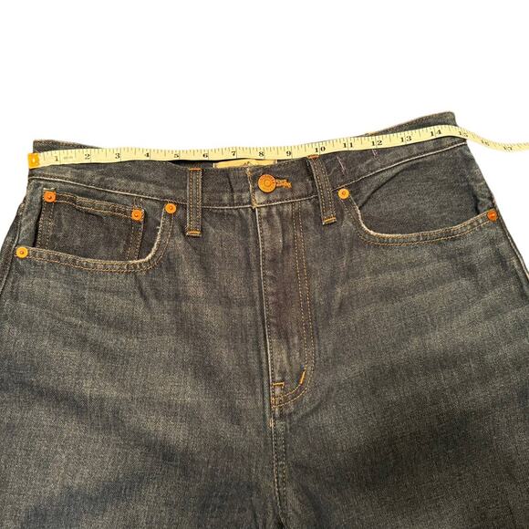 NWT Madewell Baggy Straight Jeans in Worn Indigo Wash‎ Dark Wash Hemp Blend 28 - Picture 12 of 15